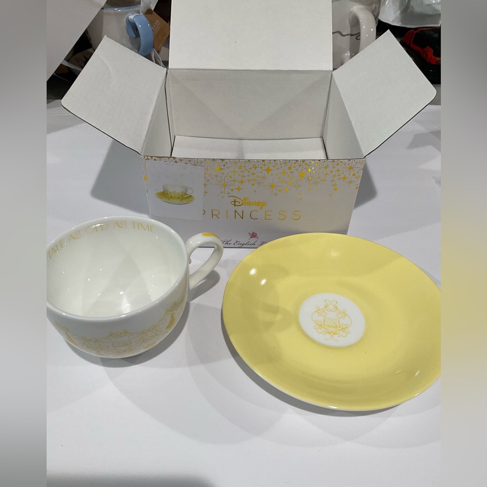 English Ladies Disney Princess Color Story Teacup and Saucer : Belle From Bea...